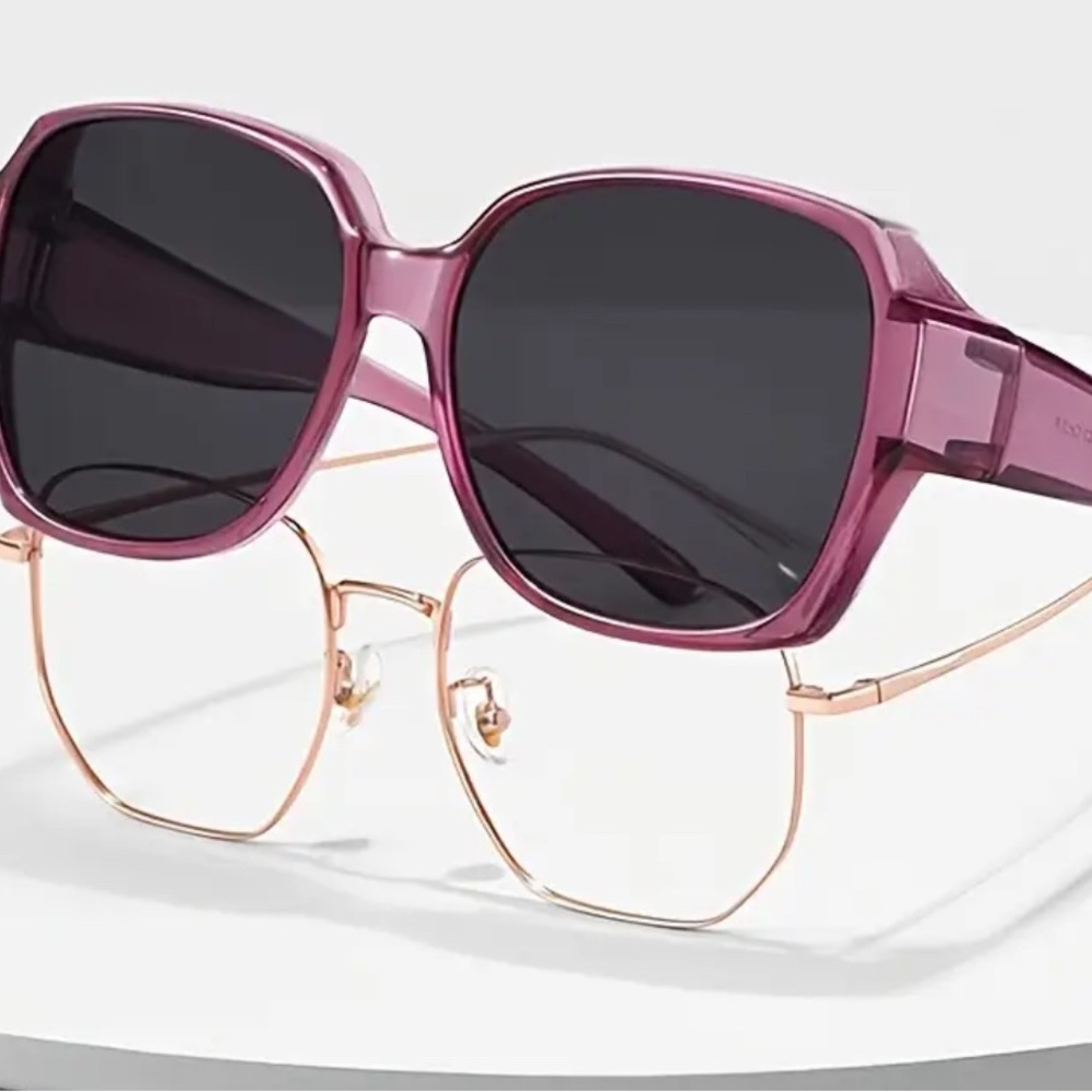 Dual use  Purple Sunglasses